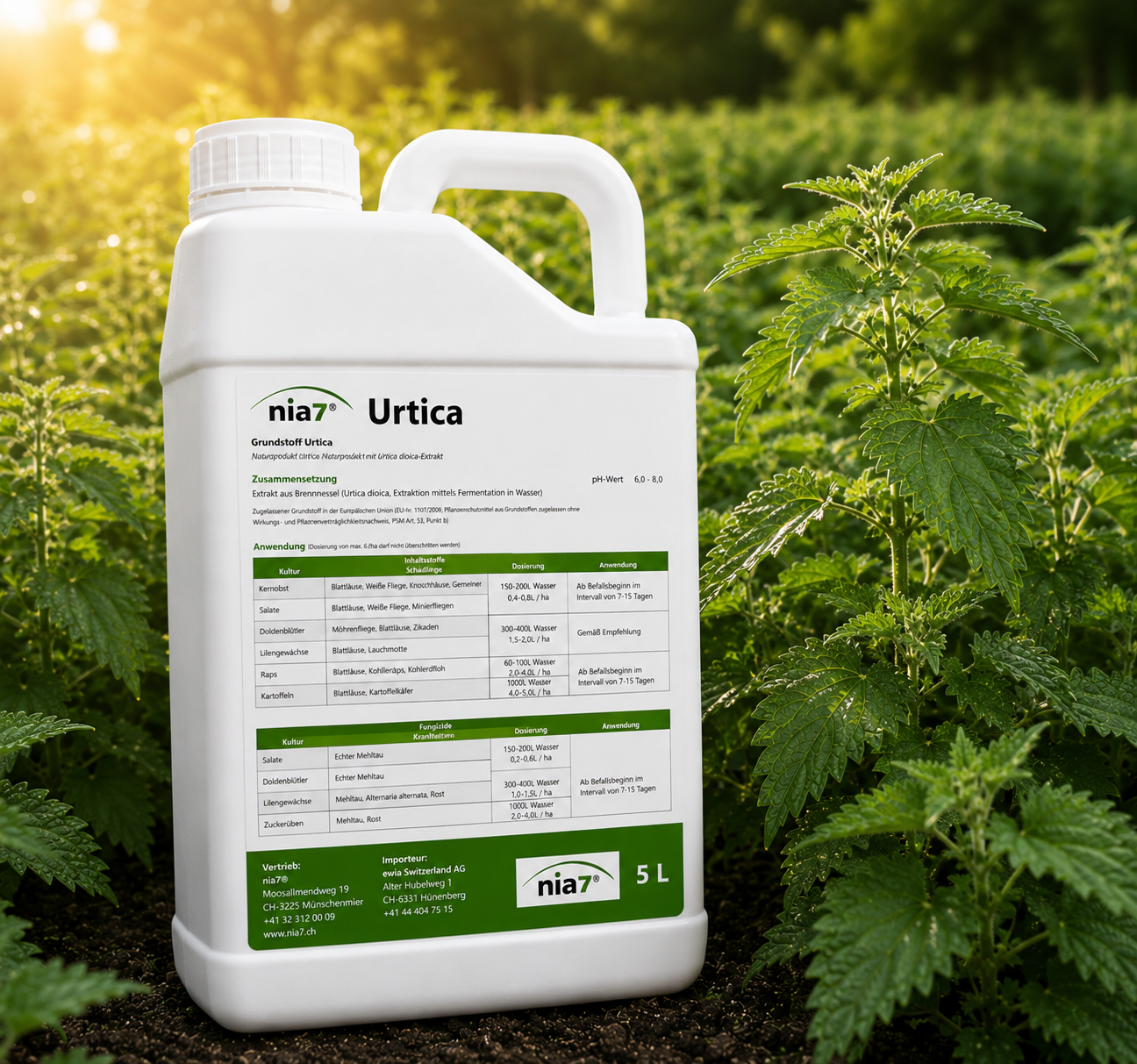 Urtica- mit Brennesselpower gegen Schädlinge und Pilze